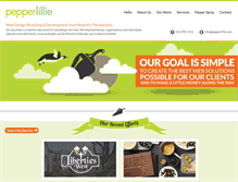 Tablet Screenshot of pepperlillie.com